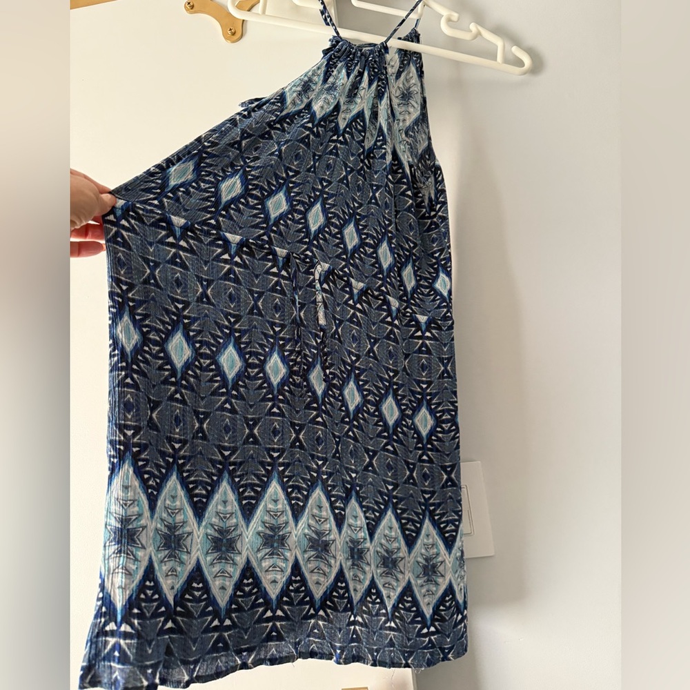 Navy and Blue Patterned SunDress